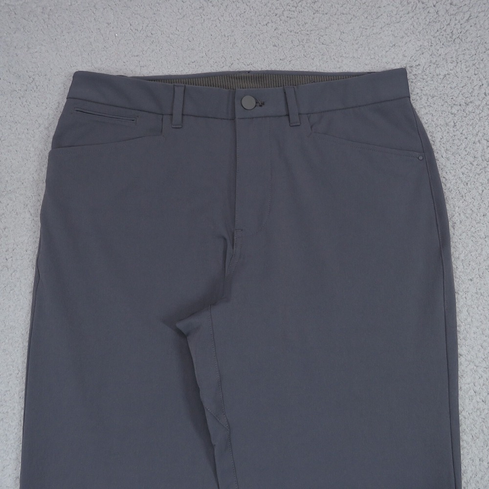 REI Co-op Mens 32x32 Slim Charcoal Grey Commuter Travel Flex Chino Pants UPF - Picture 5 of 15